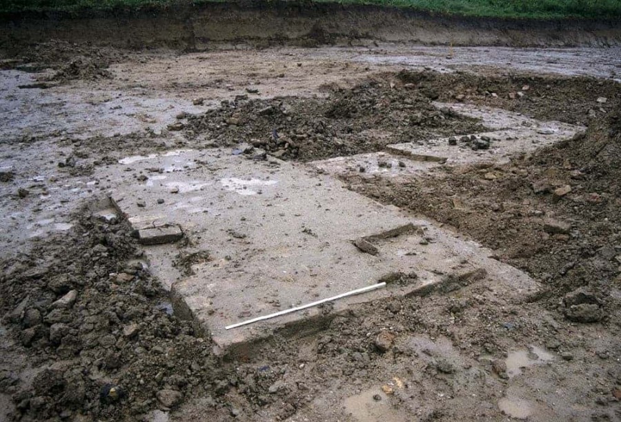 Restanten te bezichtigen tijdens Monumentendag, archeologisch onderzoek kasteel heren van Arkel in het Wijdschild te Gorinchem