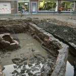 Archeologen vinden negentiende-eeuws serviesgoed, restant synagoge zichtbaar