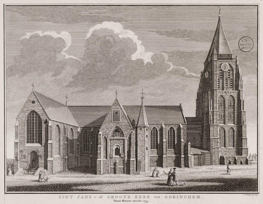 Grote Kerk Gorinchem 1755, Jan Caspar Philips