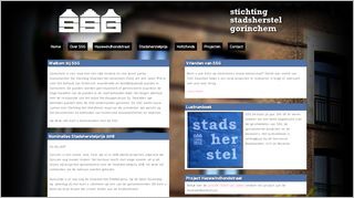 Homepage Stichting Stadsherstel Gorinchem