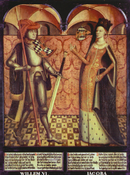Willem VI en Jacoba van Beieren