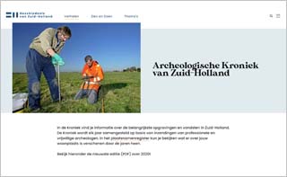 Homepage Archeologische kroniek