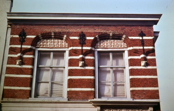 Gasthuisstraat 30 afgeknotte gevel, Gorinchem rond 1971