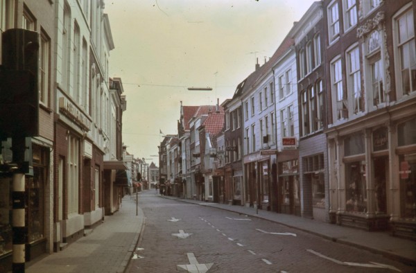 Gasthuisstraat vanuit het westen, Gorinchem rond 1971