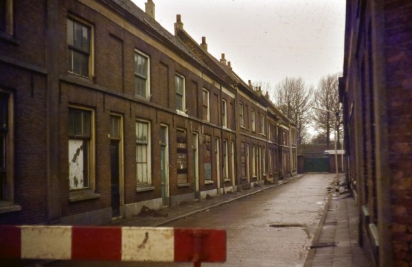 Hovenierstraat overzicht vanuit het oosten, Gorinchem rond 1971