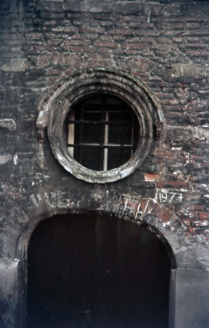 Molenstraat 109 Tolhuis poortje detail Gorinchem rond 1971